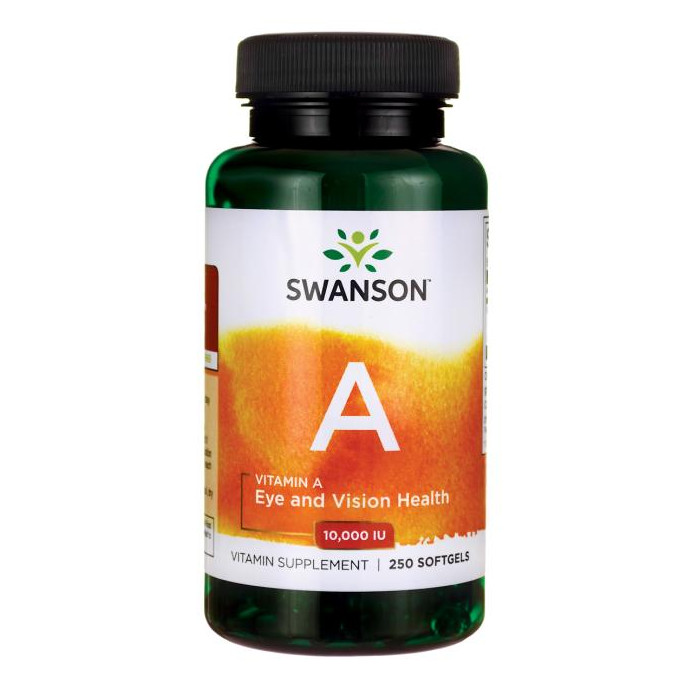 Swanson Witamina A suplement diety witamina A 10 000 IU, 250 kaps./1 opak.