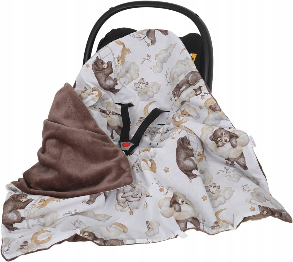 Babymam kocyk otulacz do nosidełka wózka fotelika