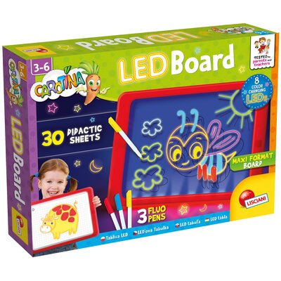 Zabawka edukacyjna LISCIANI Carotina Tablica LED 304-77441