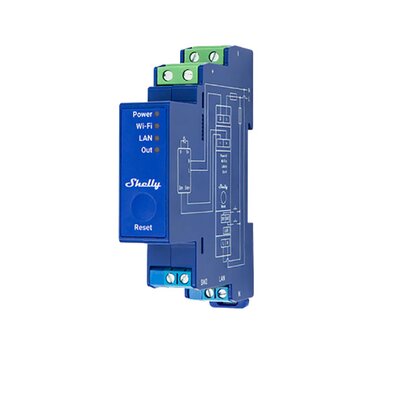 Sterownik oświetlenia SHELLY Pro Dimmer 0/1-10 V PM