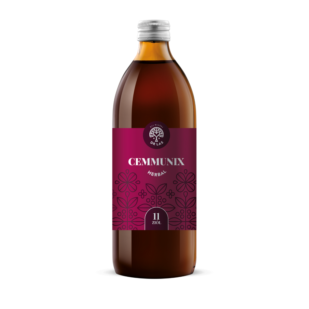 Dr Las Cemmunix Herbal zioła na odbudowę bariery jelitowej, regenerację organizmu i wsparcie odporności, 500 ml