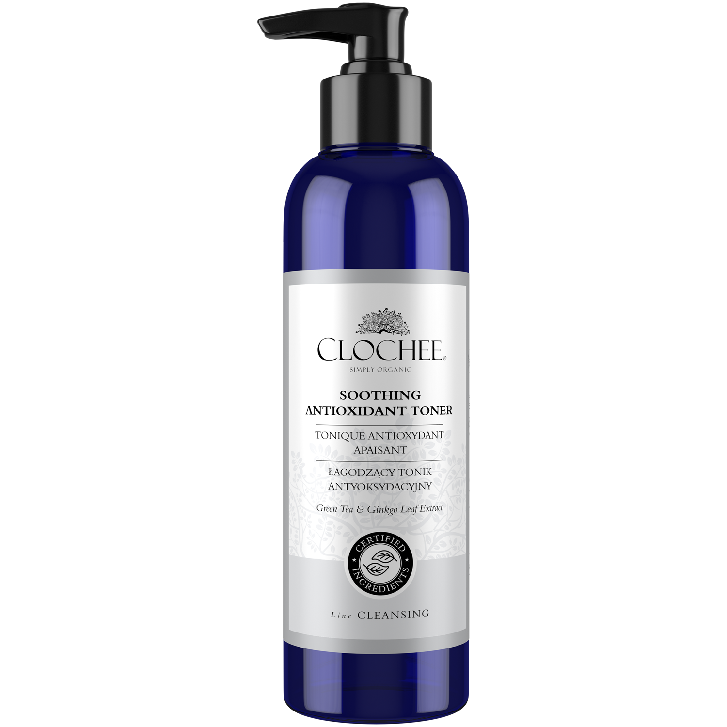 Clochee Cleansing łagodzący tonik antyoksydacyjny, 250 ml