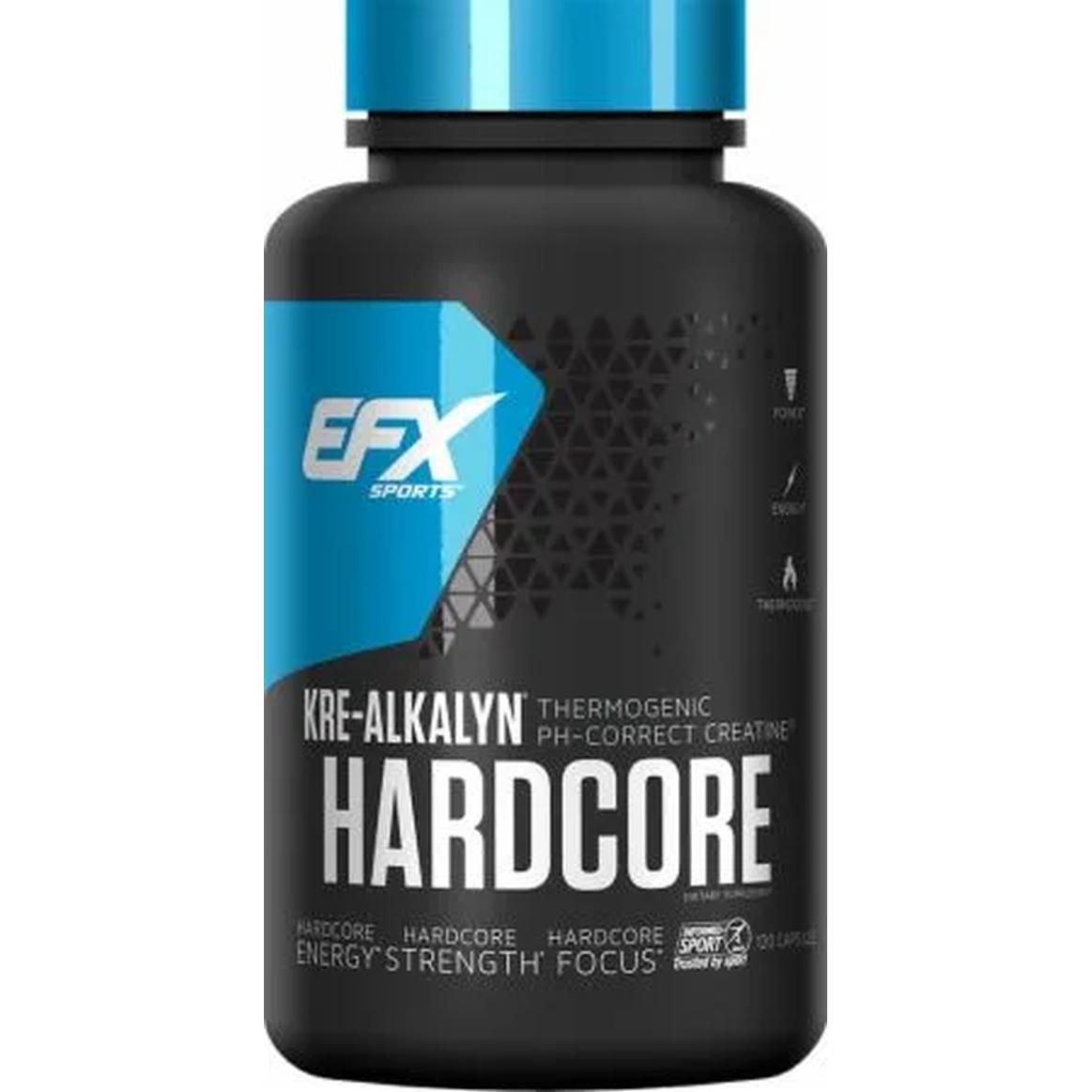EFX Sports Kre-Alkalyn Hardcore suplement diety kreatyna, 120 kaps./1 opak.