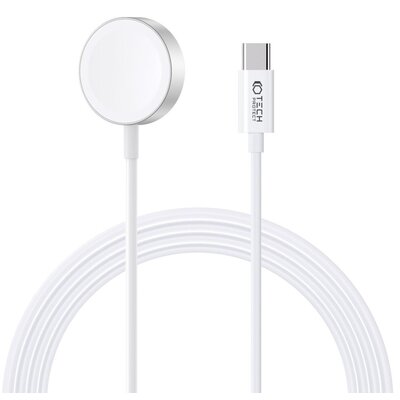 Ładowarka do smartwatcha TECH-PROTECT UltraBoost USB Typ-C do Apple Watch Biały