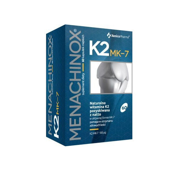 Xenico Pharma Menachinox K2 suplement diety, 60 kaps./1 opak.