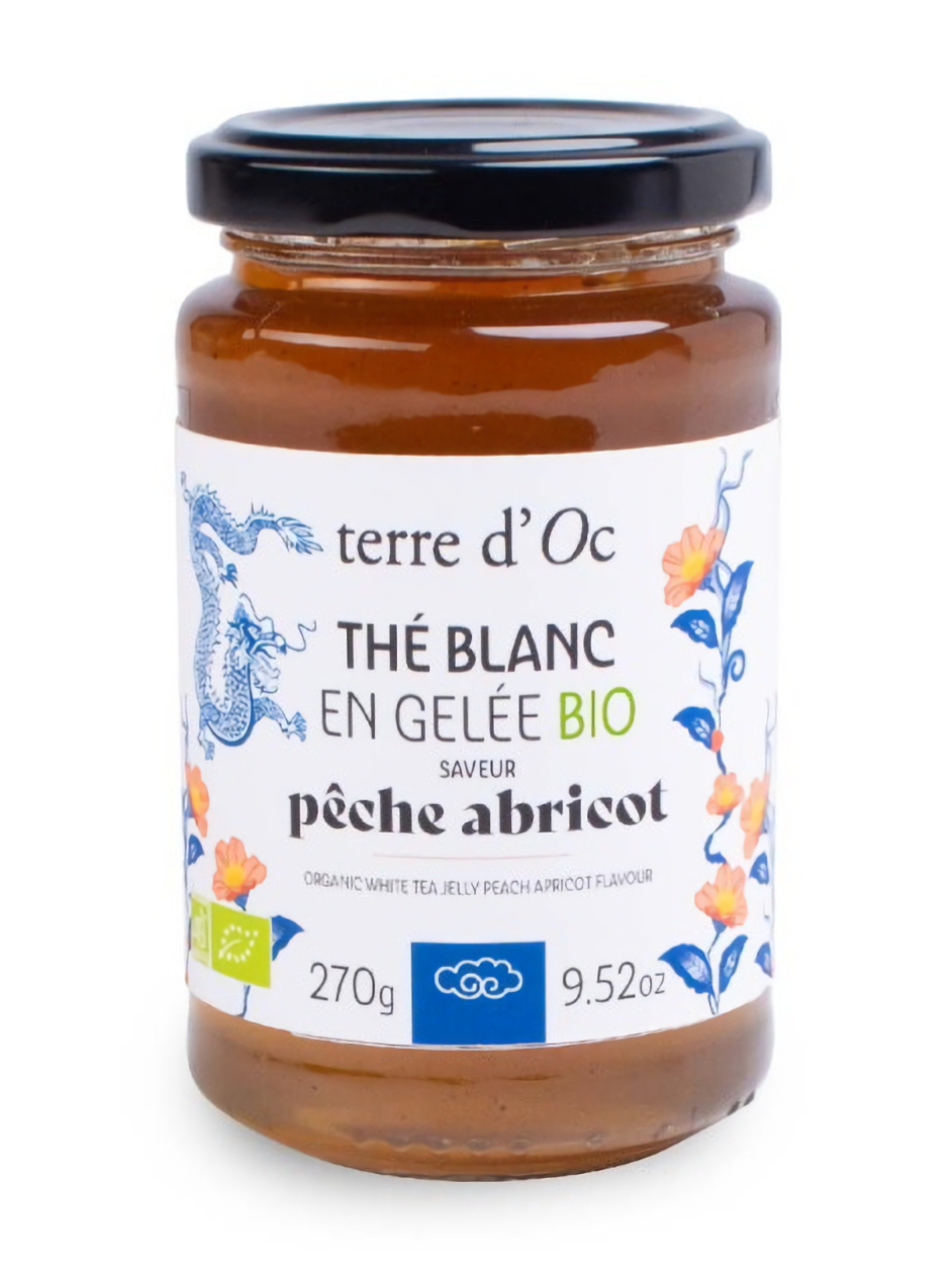 Terre d'Oc - Herbata biała w galaretce 270 g Jelly Peche & Abricot