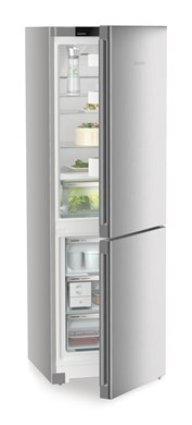 Liebherr - Chłodziarko-zamrażarka z systemem BioFresh i NoFrost Plus Srebrna