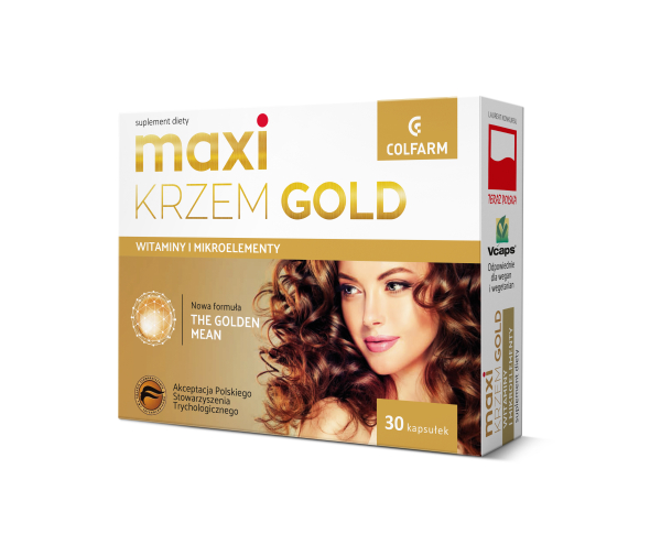 Colfarm Maxi Krzem Gold, 60 kapsułek