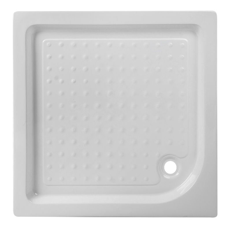 BRODZIK PRYSZNICOWY KWADRATOWY WYSOKI SXL02A BIAŁY 80x80 CM