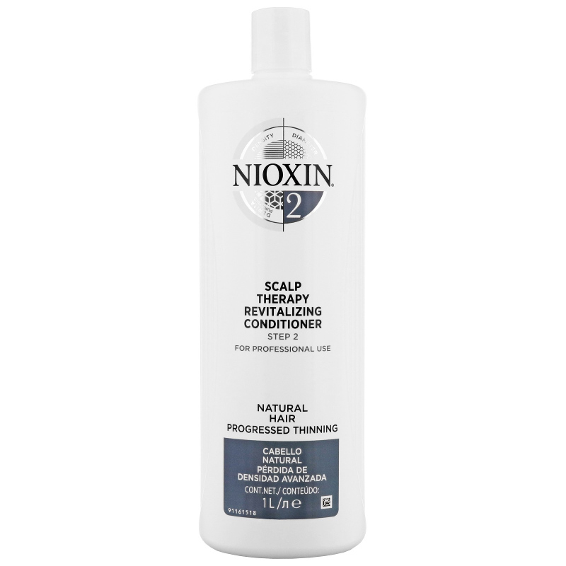 Nioxin System 2 odżywka przeciw wypadaniu do włosów znacznie przerzedzonych, 1000 ml