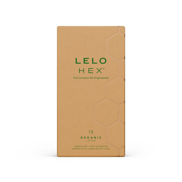 Lelo HEX Organic Condoms 12 pack organiczne prezerwatywy, 12 szt./1 opak.