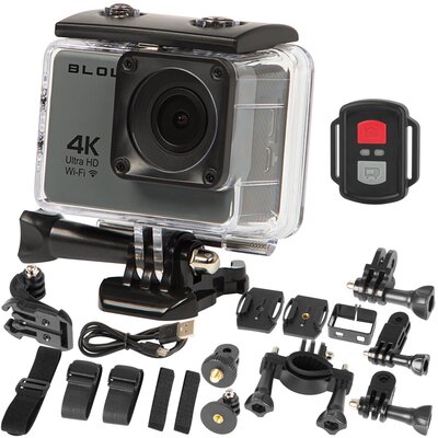 Kamera sportowa BLOW GoPro4U 4K WiFi (64GB) filmy 4k 30FPS, obiektyw 170°, wodoodporna