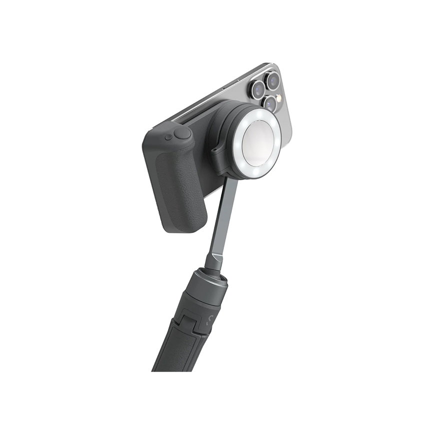 ShiftCam SnapGrip Creator Kit - uchwyt do telefonu do fotografii mobilnej ze statywem wspierający ładowanie MagSafe z wbudowanym powerbankiem 3...