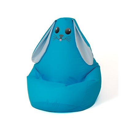 Pufa worek GO GIFT Królik Niebieski XXL 140 x 100 cm