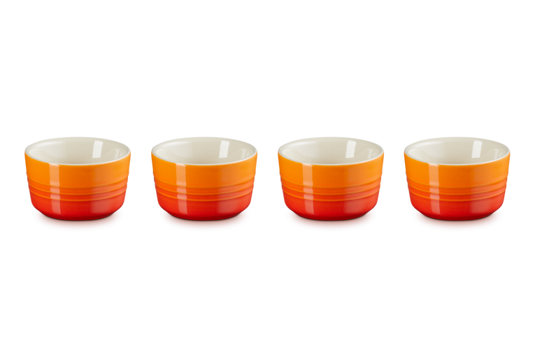 Le Creuset - Zestaw 4 szt. Mini Foremek płomienny