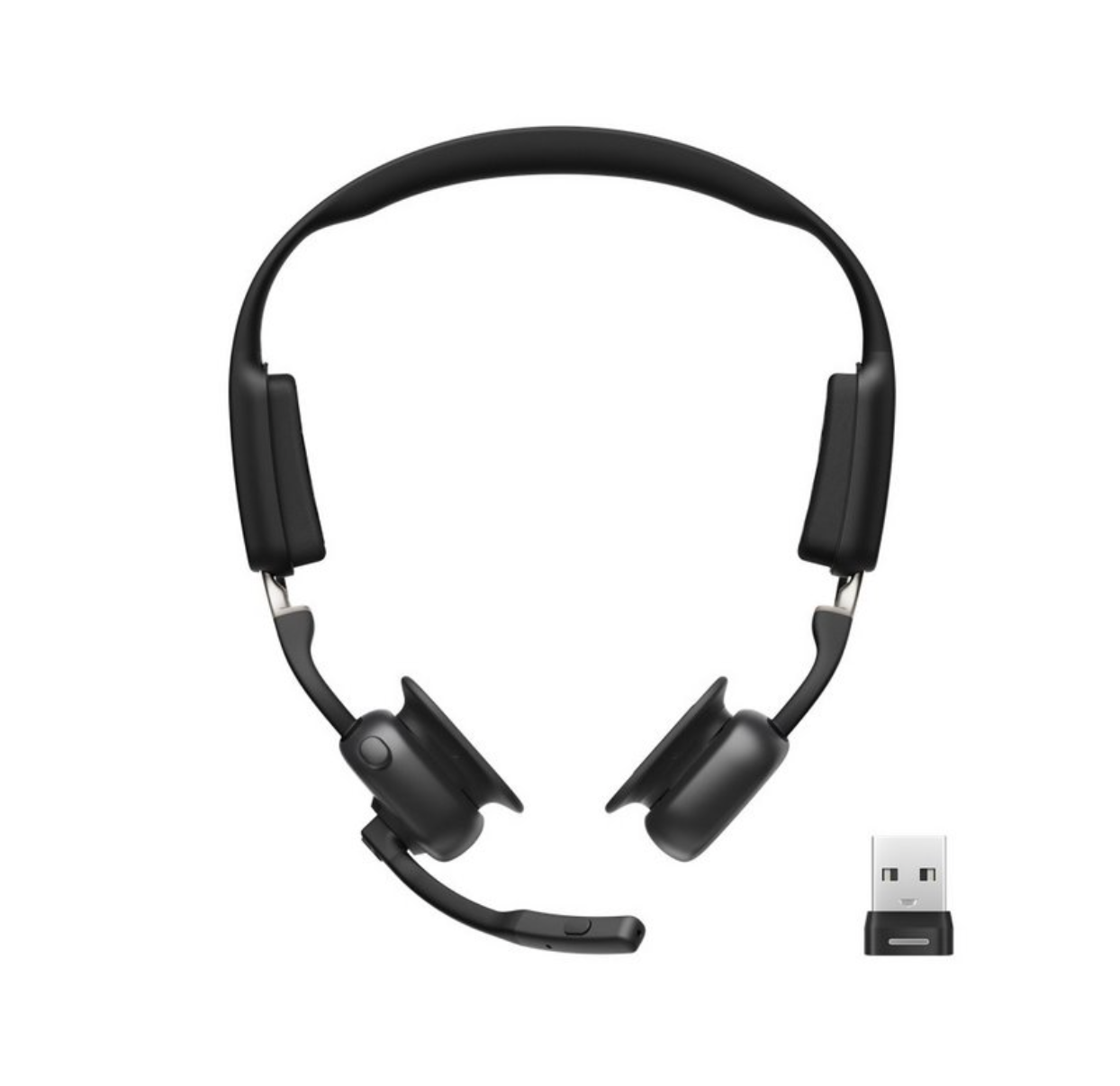 Shokz OpenMeet UC USB-A - bezprzewodowe słuchawki z przewodzeniem kostnym