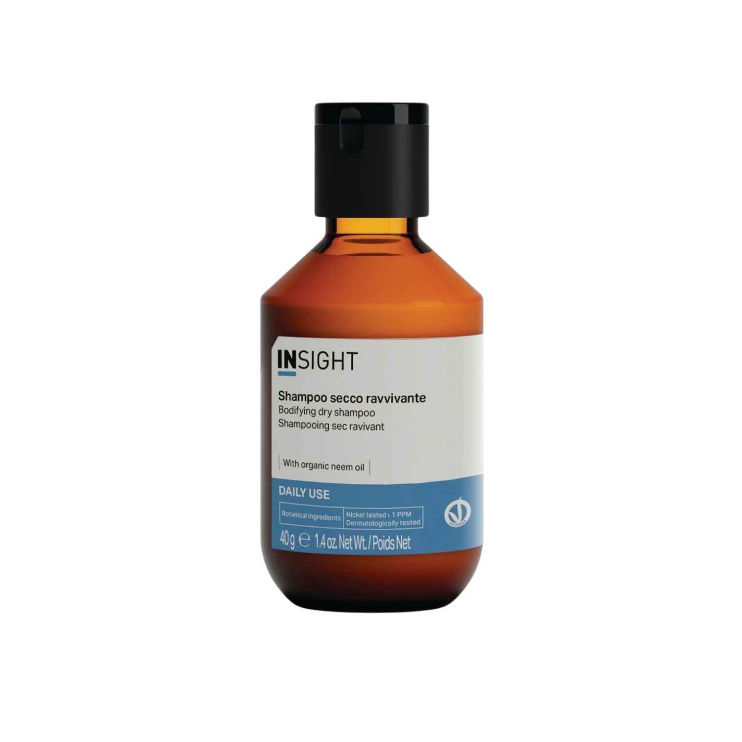 Insight Daily Use naturalny suchy szampon do włosów zwiększający objętość, 40 g