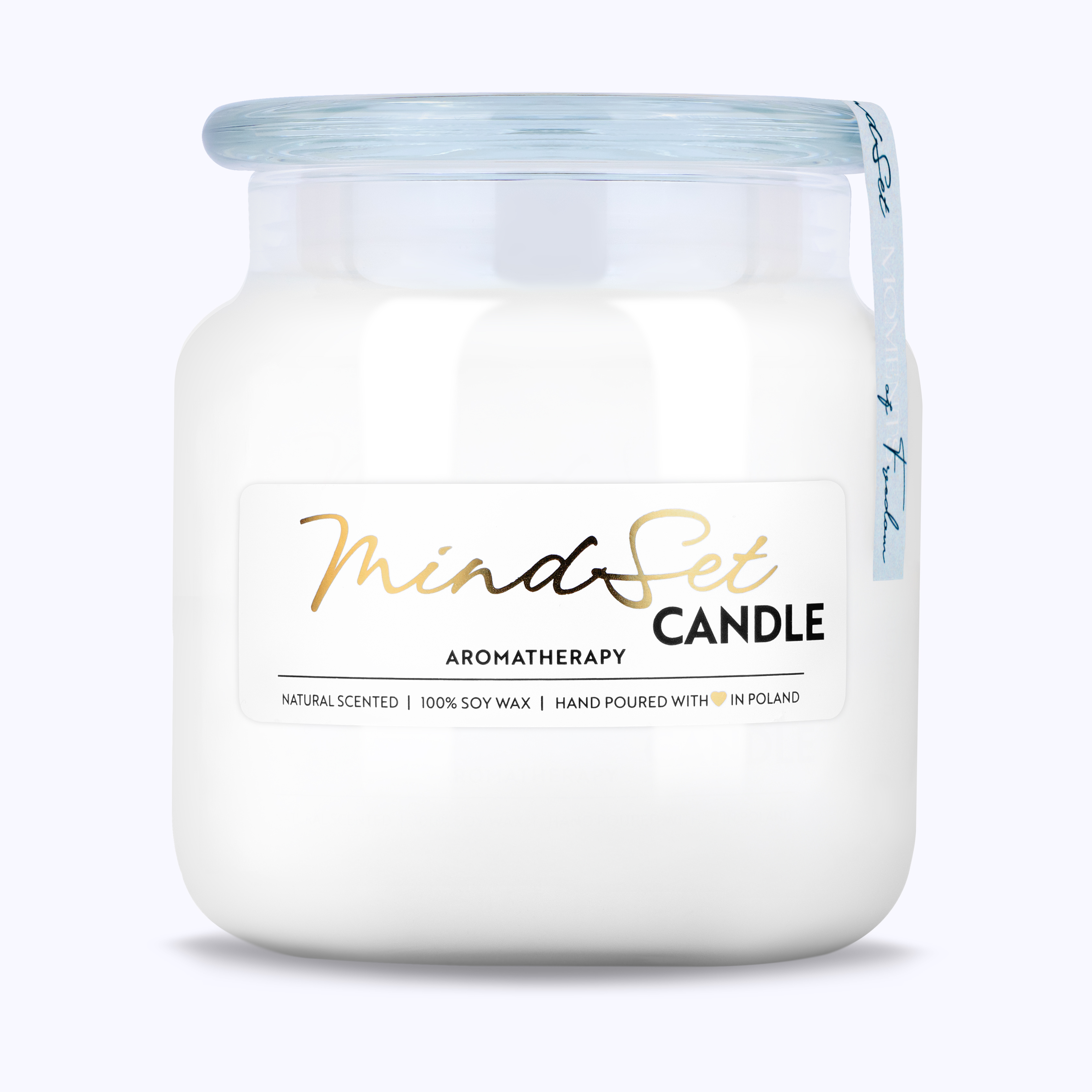 MindSet Cosmetics świeca sojowa drzewo sandałowe i bergamotka - moments of freedom, 750 ml