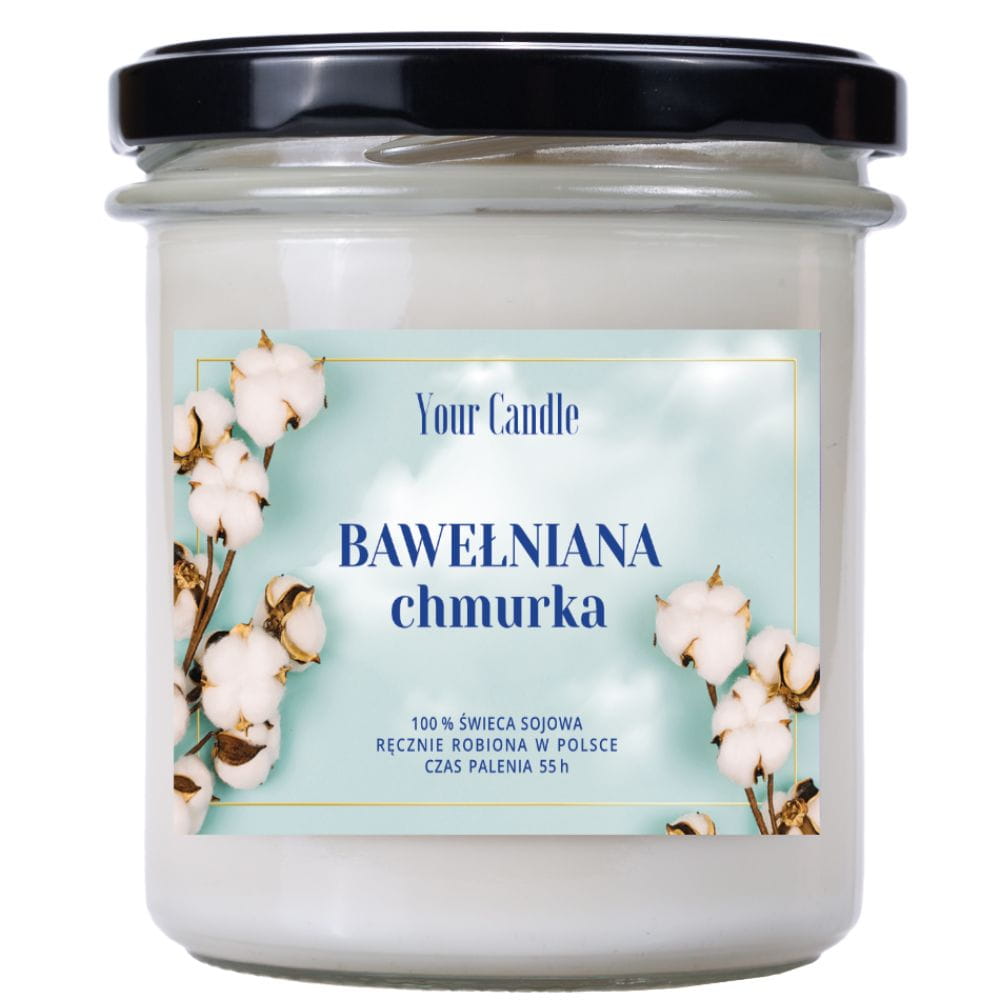 Your Candle świeca zapachowa sojowa Bawełniana Chmurka, 300 ml