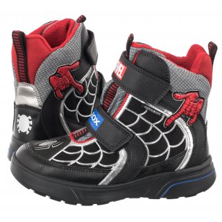Trzewiki Geox J Sveggen B. B Abx Marvel Spiderman Black/Red J267UA 0BU11 C0048