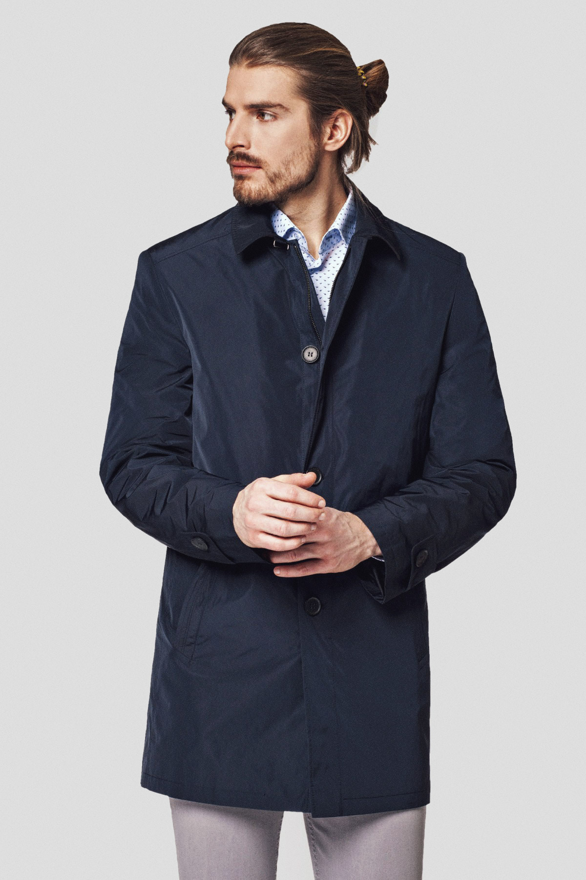 Lancerto Płaszcz Granatowy Avoliano