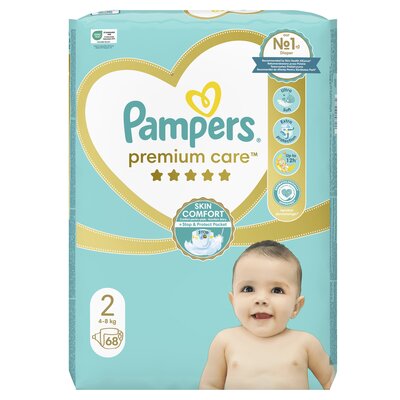 Pieluchy PAMPERS Premium Care 2 Mini (68 szt.)
