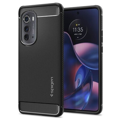 Etui SPIGEN Rugged Armor do Motorola Edge 2022 Czarny