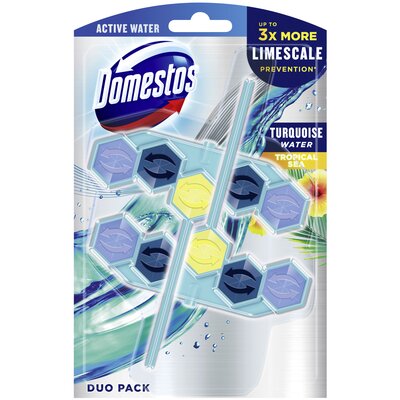 Kostka do WC DOMESTOS Active Water Tropical Sea 2x53g