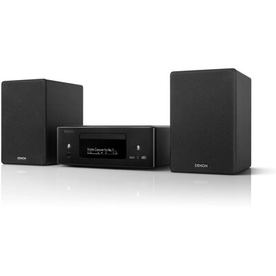 Wieża DENON CEOL N12 DAB Czarna, HDMI ARC, Odtw.CD, Tuner AM/FM/DAB/DAB+, BT, Wi-Fi, Airplay2, Multiroom HEOS
