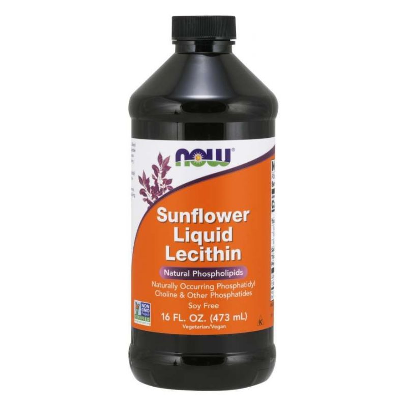 Lecytyna słonecznikowa liquid 473ml ( Now Foods )