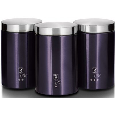 Zestaw pojemników na żywność BERLINGER HAUS Purple Eclipse Collection BH-6827 3 szt.