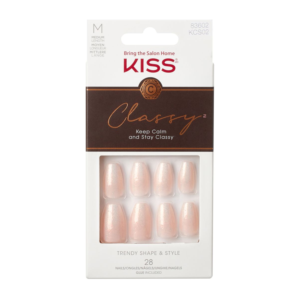 Kiss Classy Nails sztuczne paznokcie cozy meets, 1 opak.