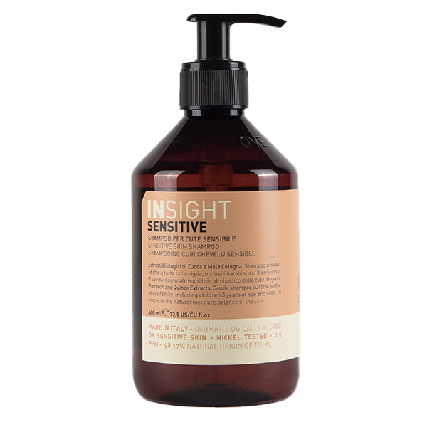 Insight Sensitive naturalny szampon do wrażliwej skóry głowy, 400 ml