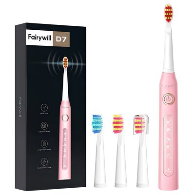 Szczoteczka soniczna FAIRYWILL FW-507 Różowy