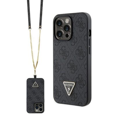 Etui GUESS Crossbody 4G Metal Logo do Apple iPhone 13 Pro Max Czarny