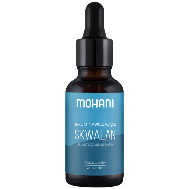 Mohani nawilżające serum do twarzy ze skwalanem, 30 ml