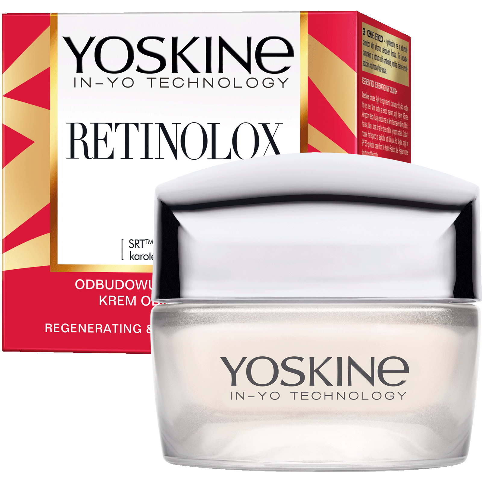 Yoskine Retinolox odbudowująco-odżywczy krem odmładzający do twarzy 60+ na noc, 50 ml