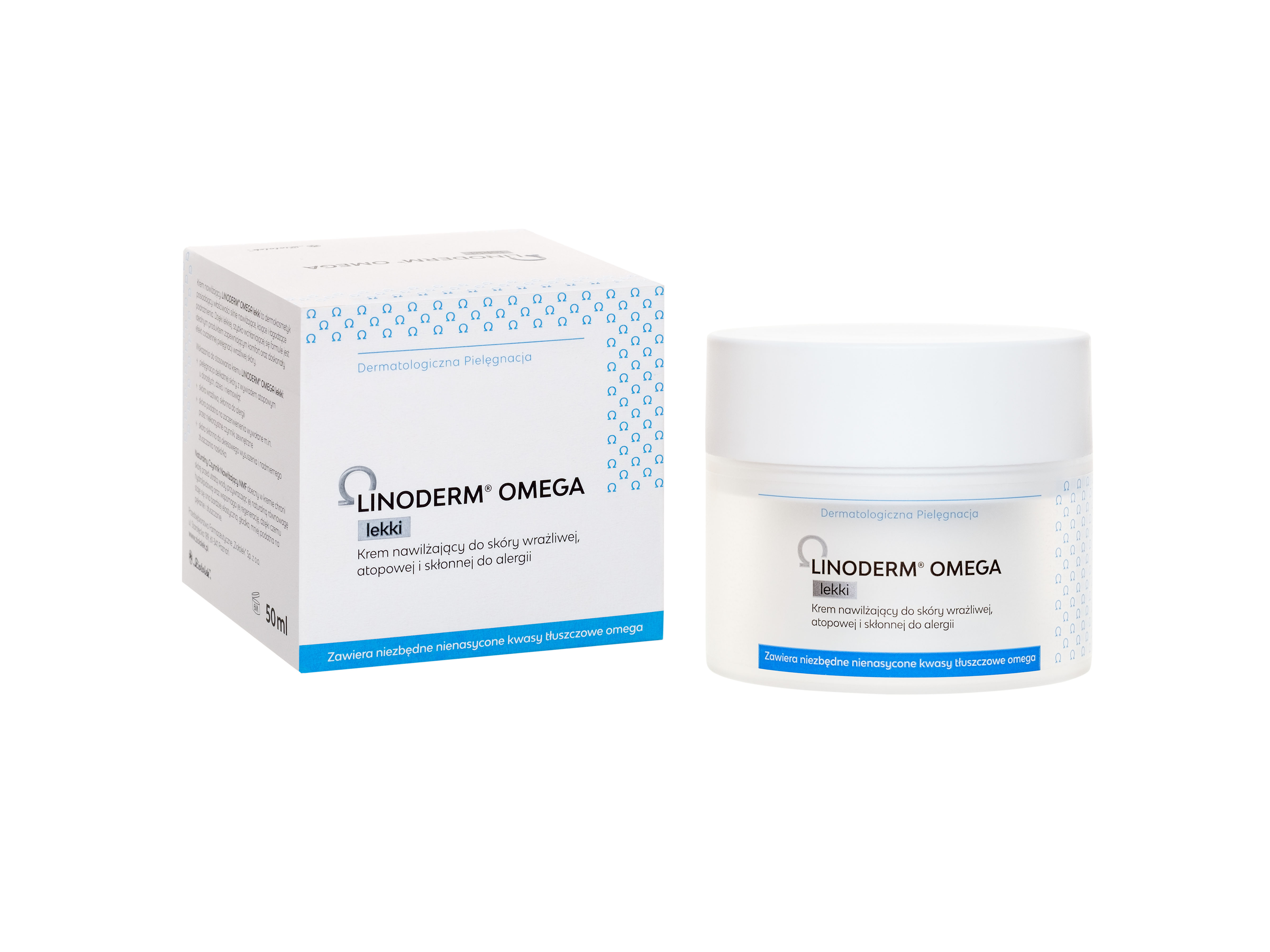 Linoderm Omega, krem lekki, 50 ml
