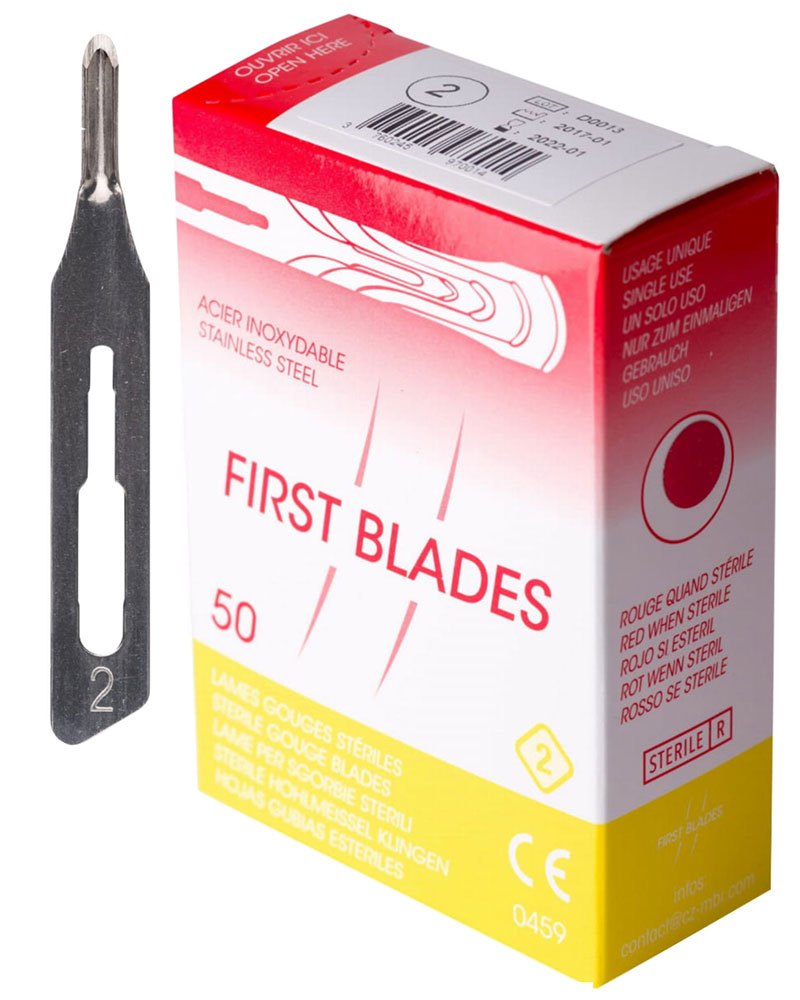 Dłutka First Blades rozmiar 2, 50 szt.