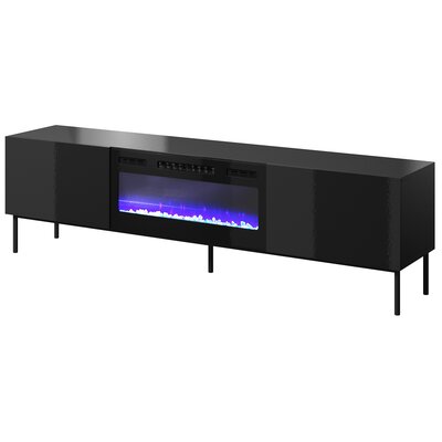 Szafka RTV CAMA MEBLE Slide 200K Czarny