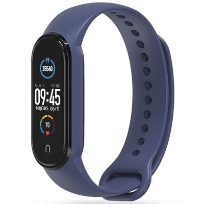 Pasek TECH-PROTECT Iconband do Xiaomi Mi Smart Band 5/6/7/NFC Granatowy