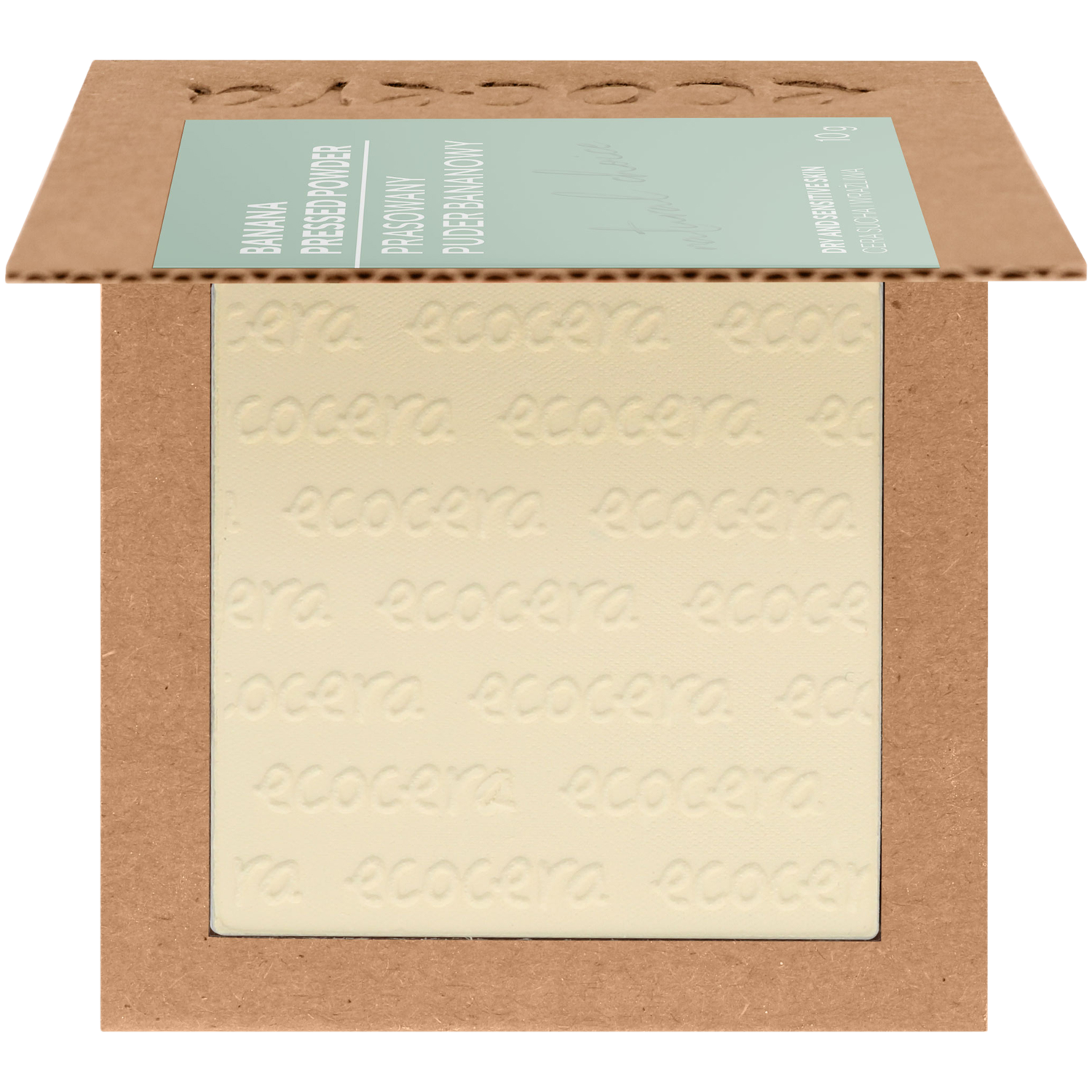 Ecocera Banana prasowany puder bananowy do twarzy, 10 g