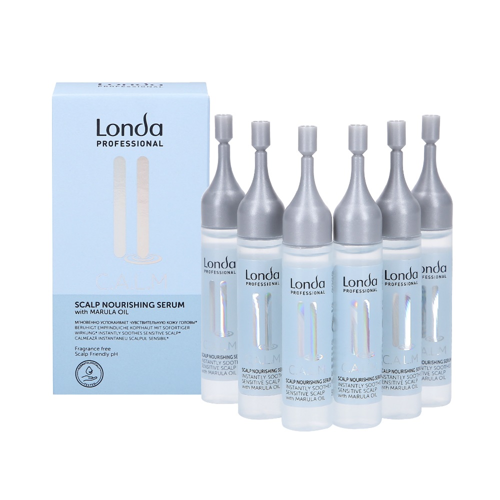 Londa Professional C.A.L.M odżywcze serum do skóry głowy, 6x9 ml