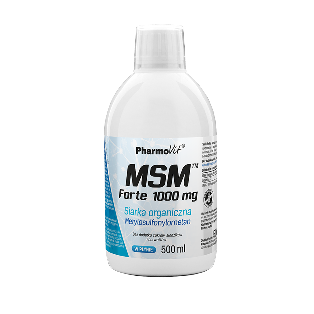 Pharmovit Classic suplement diety MSM Forte 1000 mg, 500 ml