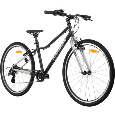 Rower młodzieżowy KARBON Superlight 26 cali dla chłopca Czarny