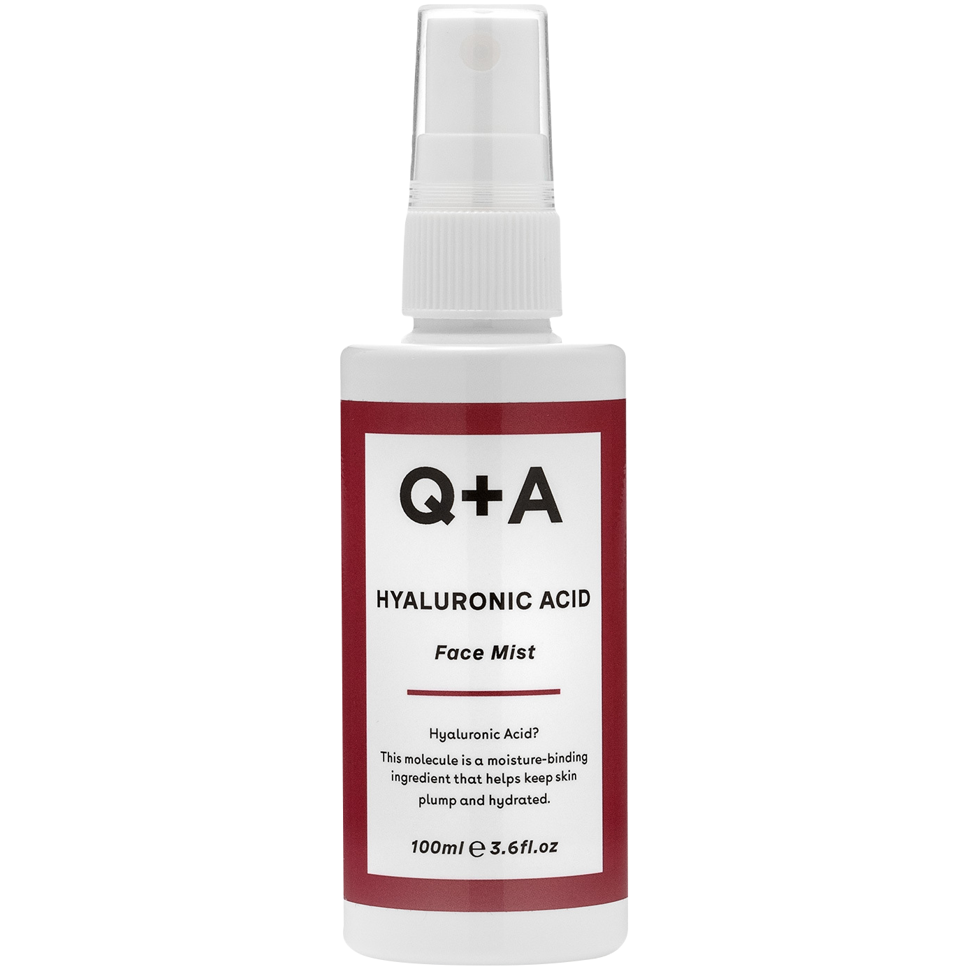 Q+A Hyaluronic Acid nawilżająca mgiełka z kwasem hialuronowym do twarzy, 100 ml