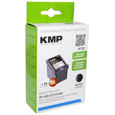Tusz KMP do HP 650 Czarny 14 ml P0650 650BK