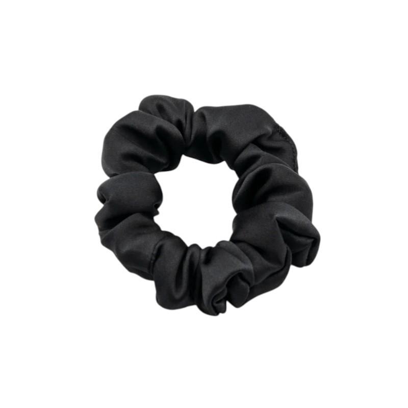 So Fluffy jedwabna gumka midi - czarna, 1 szt.