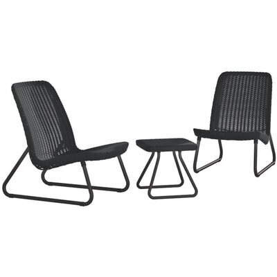 Zestaw mebli ogrodowych KETER 17197637 Rio Patio Set Grafitowy