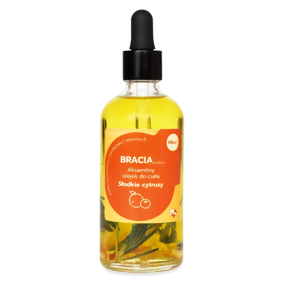 Bracia Mydlarze słodkie cytrusy, olejek do ciała, 100 ml